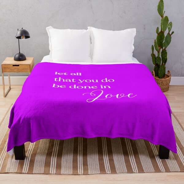 Item preview, Let All That You Do be Done in Love (white) designed and sold by mimsythe1st.