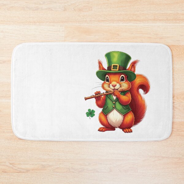 Item preview, Cute Irish Red Squirrel playing the flute: Red designed and sold by caffin8ed.