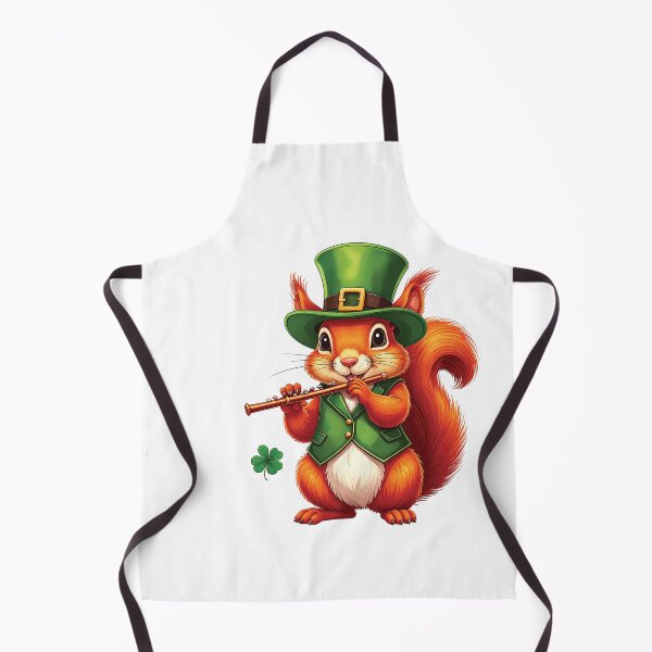 Item preview, Cute Irish Red Squirrel playing the flute: Red designed and sold by caffin8ed.