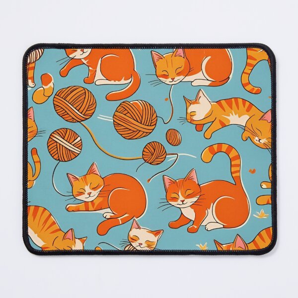 Item preview, Orange Cat Pattern designed and sold by PatronesKawai.