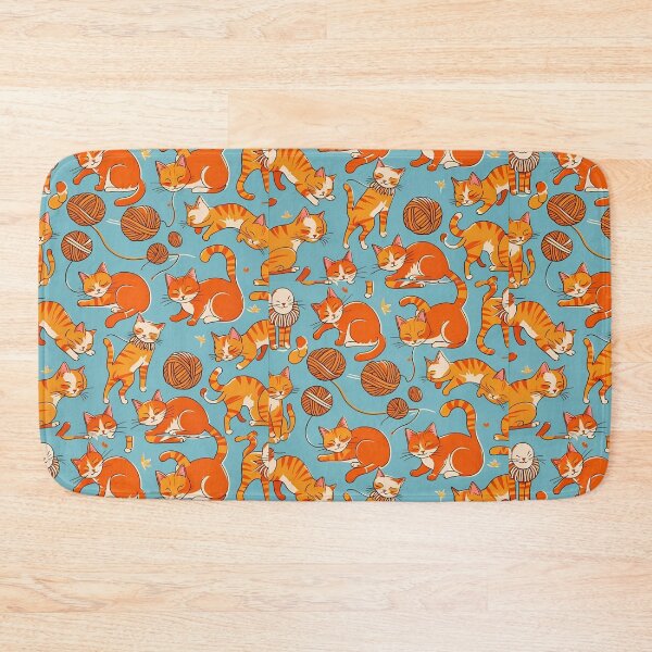 Item preview, Orange Cat Pattern designed and sold by PatronesKawai.