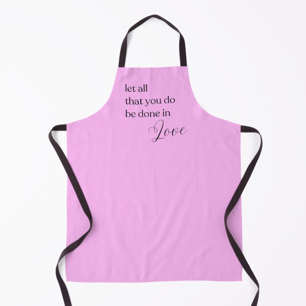 Item preview, Let All That You Do be Done in Love (black) designed and sold by mimsythe1st.