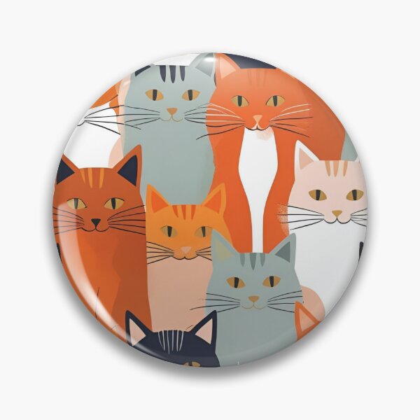 Item preview, Orange Cat Pattern designed and sold by PatronesKawai.