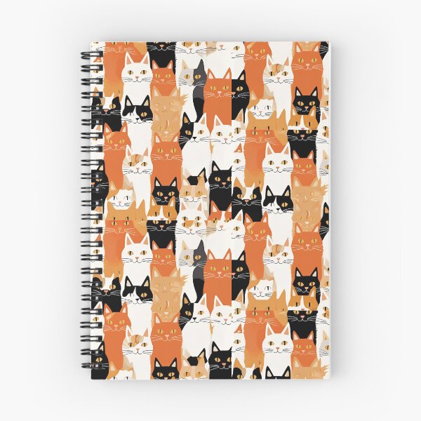 Item preview, Orange Cat Pattern designed and sold by PatronesKawai.