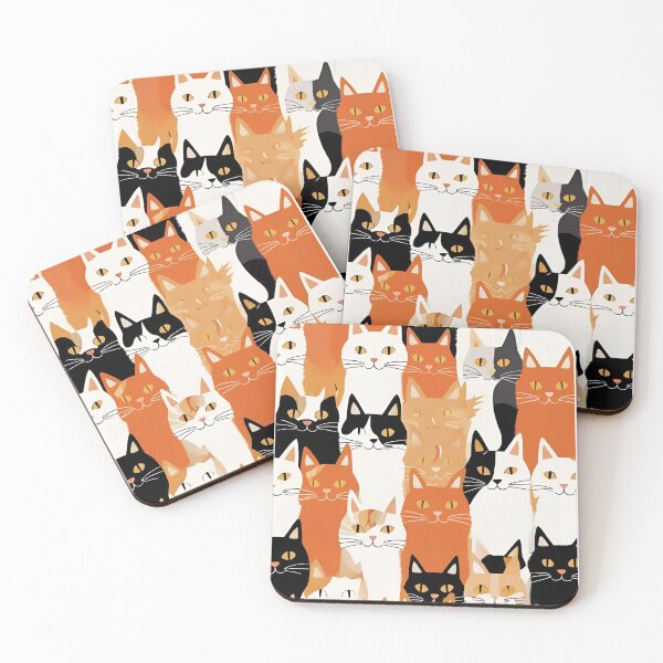 Item preview, Orange Cat Pattern designed and sold by PatronesKawai.