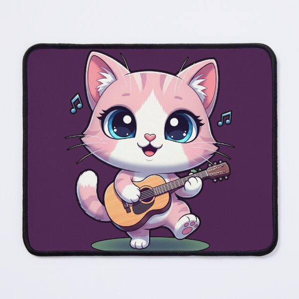 Item preview, KAWAII GUITAR CAT designed and sold by Gnfree.