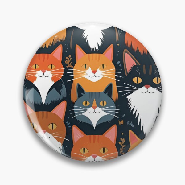 Item preview, Orange Cat Pattern designed and sold by PatronesKawai.