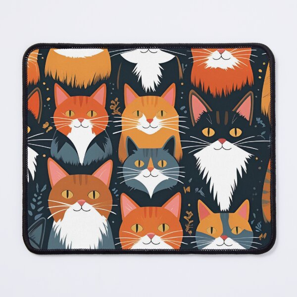 Item preview, Orange Cat Pattern designed and sold by PatronesKawai.