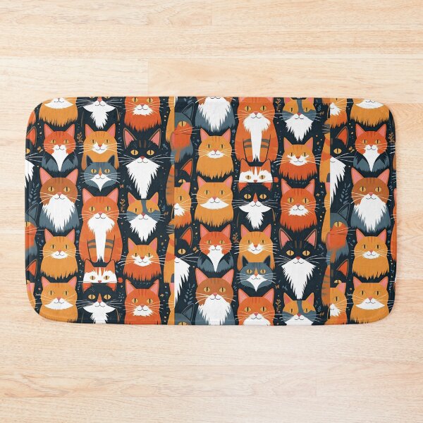 Item preview, Orange Cat Pattern designed and sold by PatronesKawai.