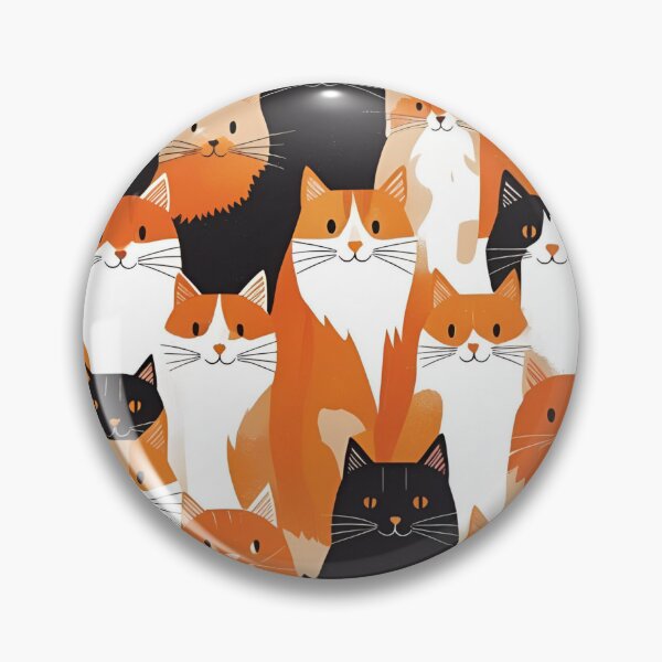 Item preview, Orange Cat Pattern designed and sold by PatronesKawai.