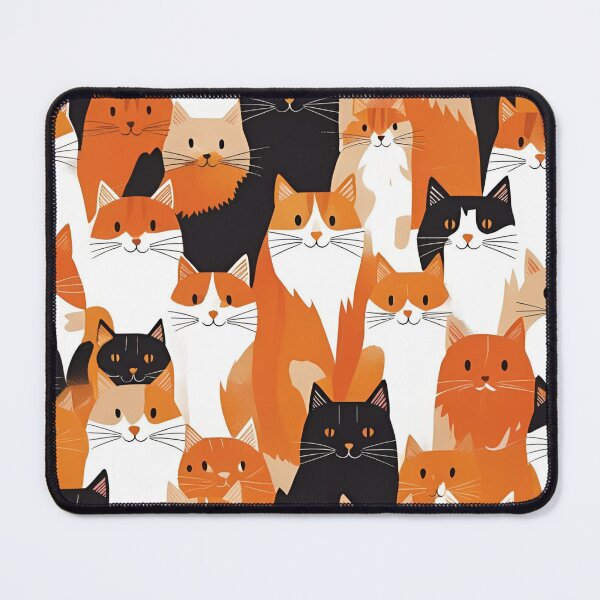 Item preview, Orange Cat Pattern designed and sold by PatronesKawai.