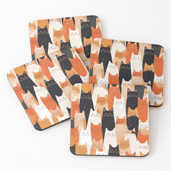 Item preview, Orange Cat Pattern designed and sold by PatronesKawai.