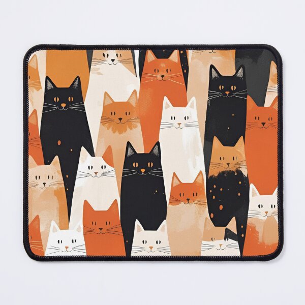 Item preview, Orange Cat Pattern designed and sold by PatronesKawai.