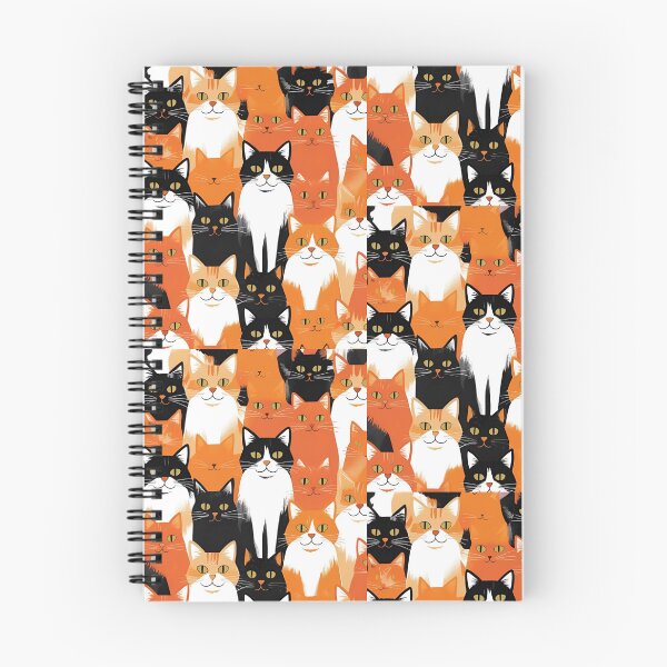 Item preview, Orange Cat Pattern designed and sold by PatronesKawai.