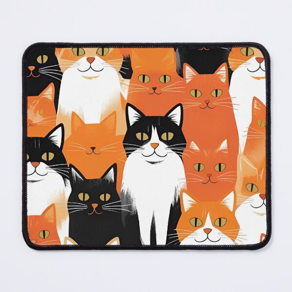 Item preview, Orange Cat Pattern designed and sold by PatronesKawai.