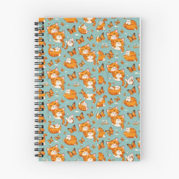 Item preview, Orange Cat Pattern designed and sold by PatronesKawai.