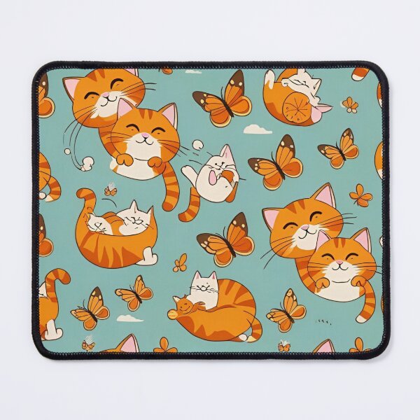 Item preview, Orange Cat Pattern designed and sold by PatronesKawai.