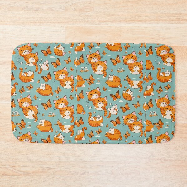 Item preview, Orange Cat Pattern designed and sold by PatronesKawai.