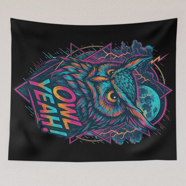 Item preview, Cool Owl Yeah! designed and sold by TomFrontierArt.