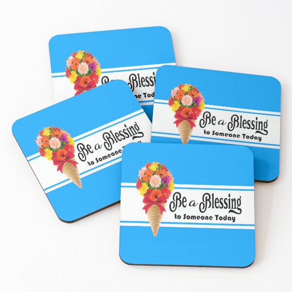 Item preview, Bluer than Blue Collection -  Be a Blessing with Daisies in an Ice Cream Cone designed and sold by Dailywalker22.
