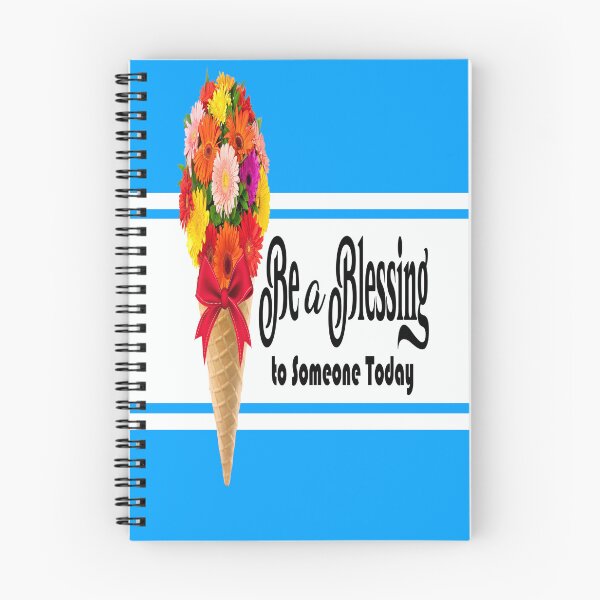 Item preview, Bluer than Blue Collection -  Be a Blessing with Daisies in an Ice Cream Cone designed and sold by Dailywalker22.