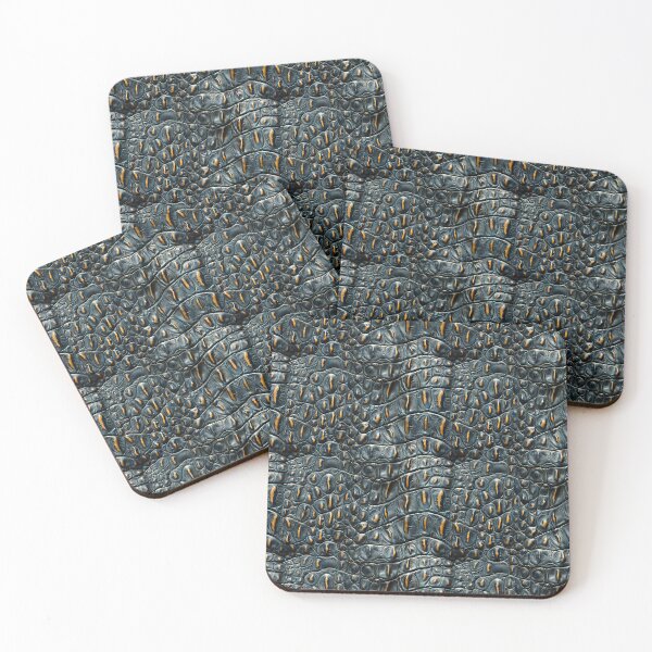 Item preview, Blue and Gold Alligator Skin Texture designed and sold by NTGUILTY.