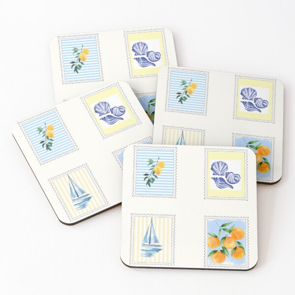 Item preview, Italian Summer Postage Stamps designed and sold by lea-lani.
