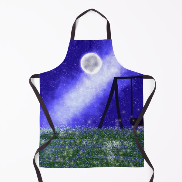 Item preview, starry night sky with swings designed and sold by hseart.