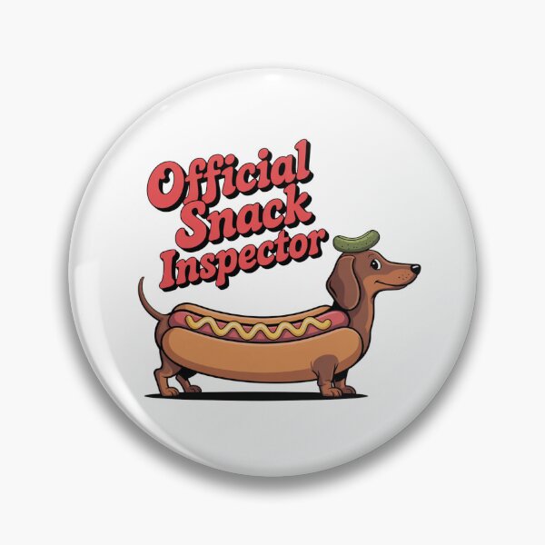 Item preview, Official Snack Inspector Dachshund designed and sold by theartfulaspie.