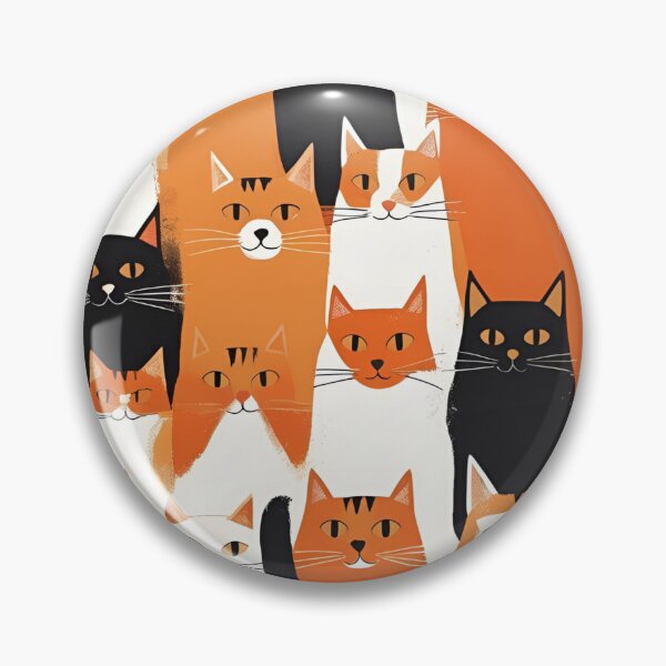 Item preview, Orange Cat Pattern designed and sold by PatronesKawai.