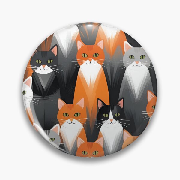 Item preview, Orange Cat Pattern designed and sold by PatronesKawai.