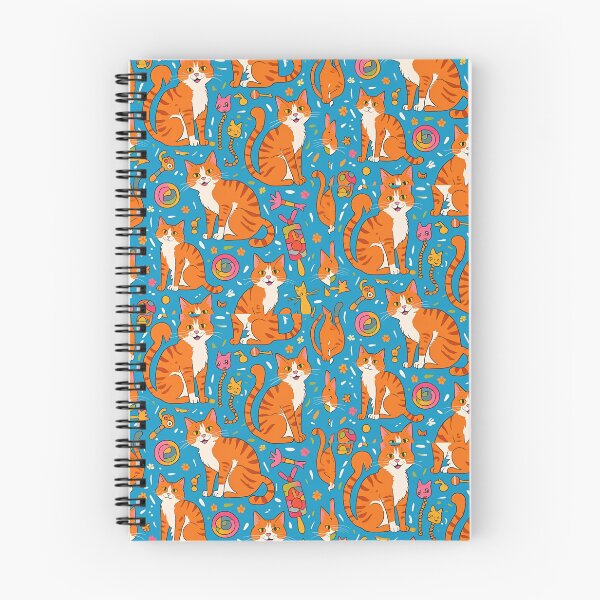 Item preview, Orange Cat Pattern designed and sold by PatronesKawai.
