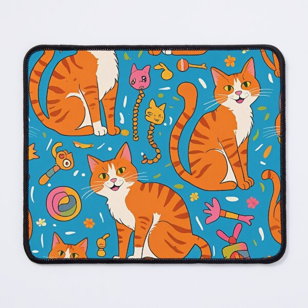 Item preview, Orange Cat Pattern designed and sold by PatronesKawai.
