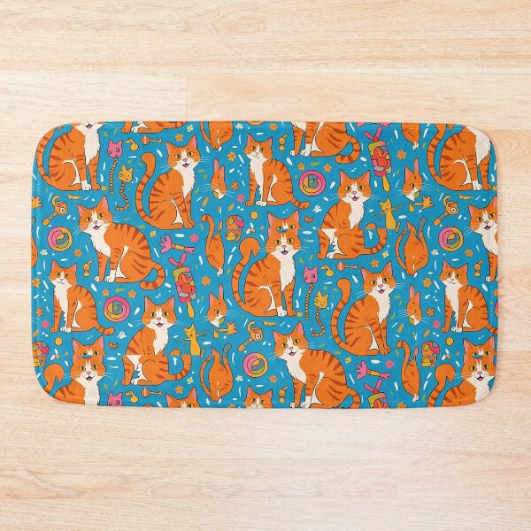 Item preview, Orange Cat Pattern designed and sold by PatronesKawai.