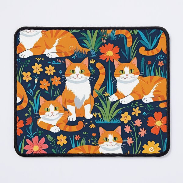 Item preview, Orange Cat Pattern designed and sold by PatronesKawai.