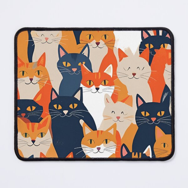 Item preview, Orange Cat Pattern designed and sold by PatronesKawai.
