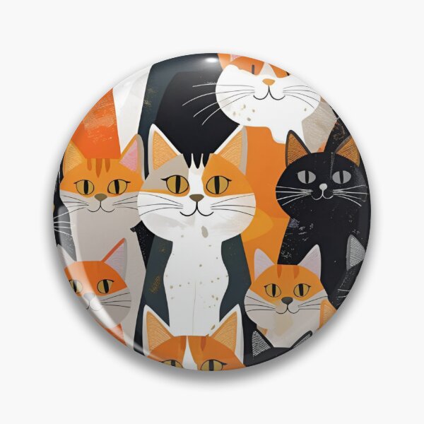 Item preview, Orange Cat Pattern designed and sold by PatronesKawai.