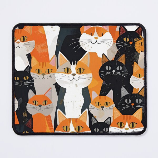 Item preview, Orange Cat Pattern designed and sold by PatronesKawai.
