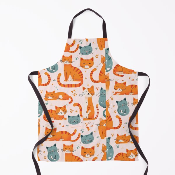 Item preview, Orange Cat Pattern designed and sold by PatronesKawai.