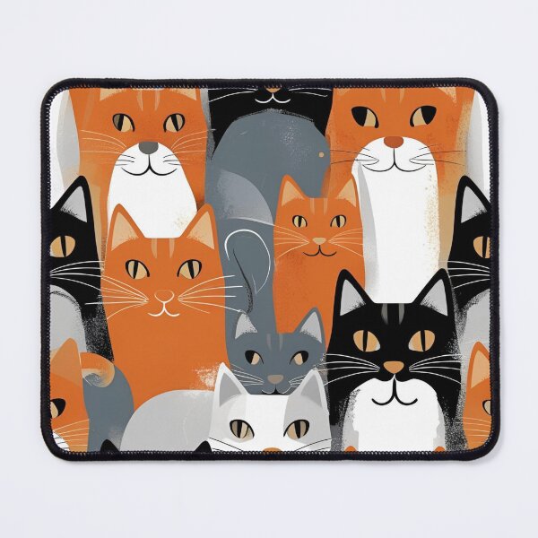 Item preview, Orange Cat Pattern designed and sold by PatronesKawai.