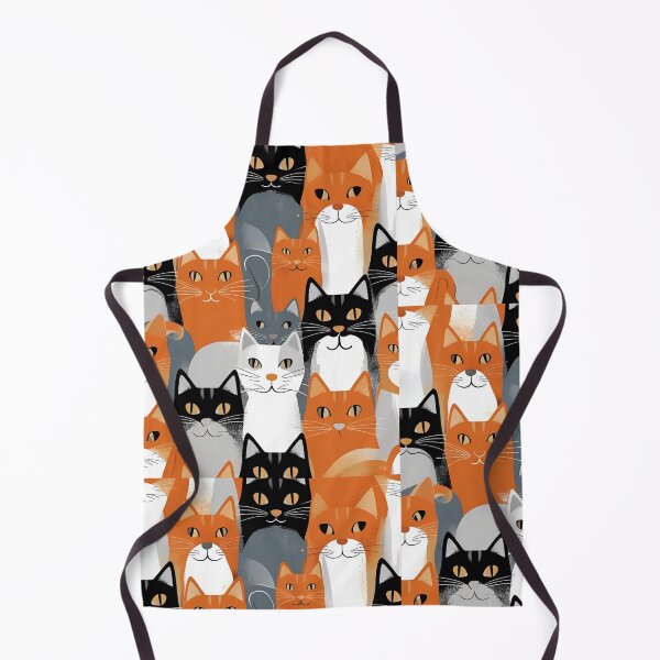 Item preview, Orange Cat Pattern designed and sold by PatronesKawai.