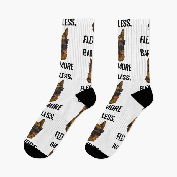 Item preview, Bark Less, Flex More (with Black Lettering) designed and sold by VelvetRoom.