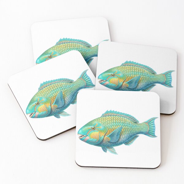 Item preview, daisy parrotfish designed and sold by 4rtistcDrift.