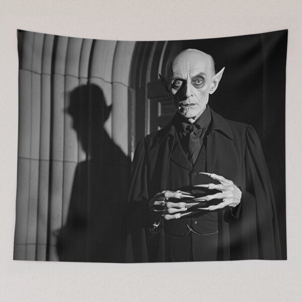 Item preview,  Nosferatu the Vampire vintage style halloween Photography spooky designed and sold by Vintage Designs +.