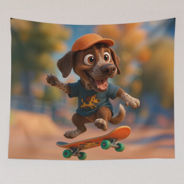 Item preview, Skater Braque Francais designed and sold by Sillytoe.