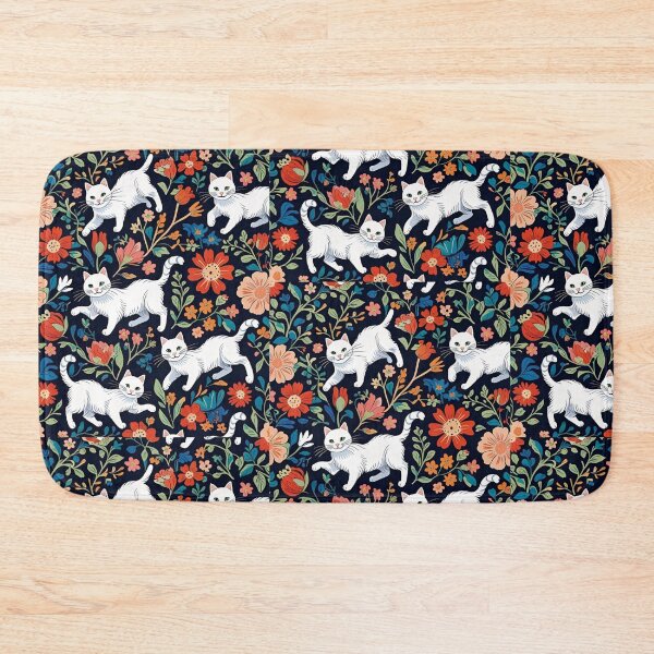 Item preview, White Cat Pattern designed and sold by PatronesKawai.