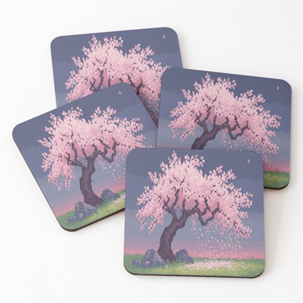 Item preview, Pixel Blossom Tree in Spring designed and sold by SilentSpirits.