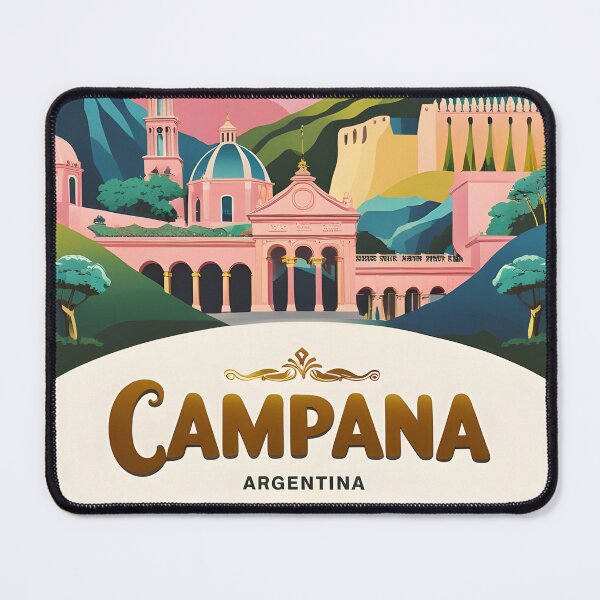 Item preview, Campana Argentina Vintage Travel Tourism 2 designed and sold by TravelersGems.