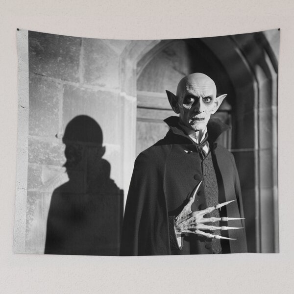 Item preview, Nosferatu the Vampire vintage style halloween Photography spooky designed and sold by Vintage Designs +.