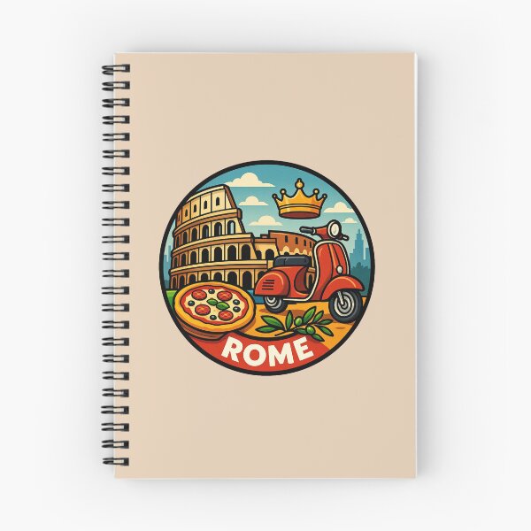Item preview, Rome - Colosseum, Scotter & Pizza designed and sold by Myra365Art.